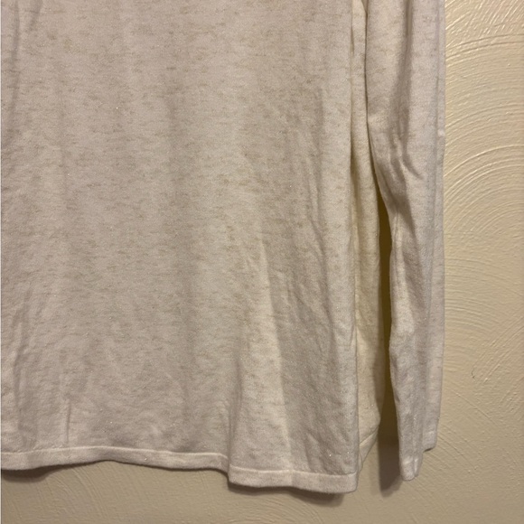 Chico's Off-White Crew Neck Sweater - Picture 7 of 8